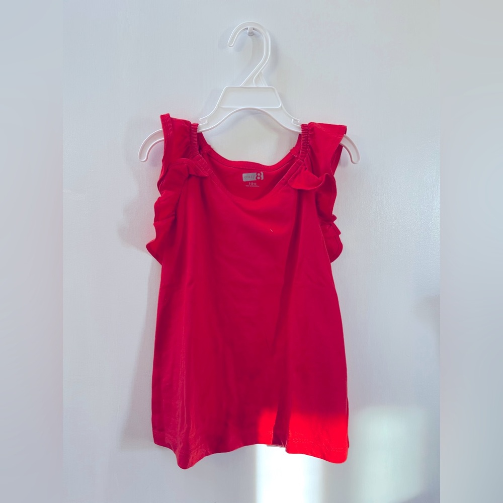 Set of 2 Crazy 8 Flutter Sleeve and Hem Blouses
